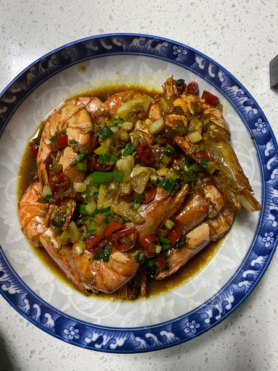 油焖大虾（黑虎虾）