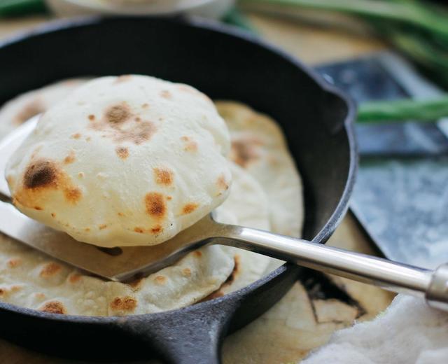 无油高萌气球饼~Roti，Phulka印度薄饼，中式单饼