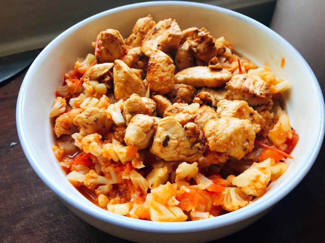 【健康三餐】菜花米“米饭”（Cauliflower rice）基础版