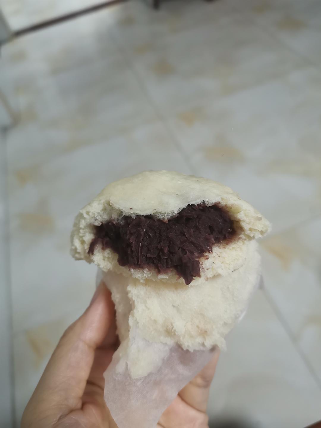 超好吃有豆豆的豆沙包，一次发酵（红豆包）
