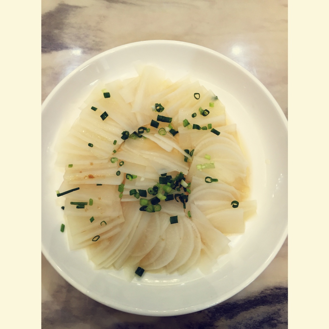 清蒸白萝卜