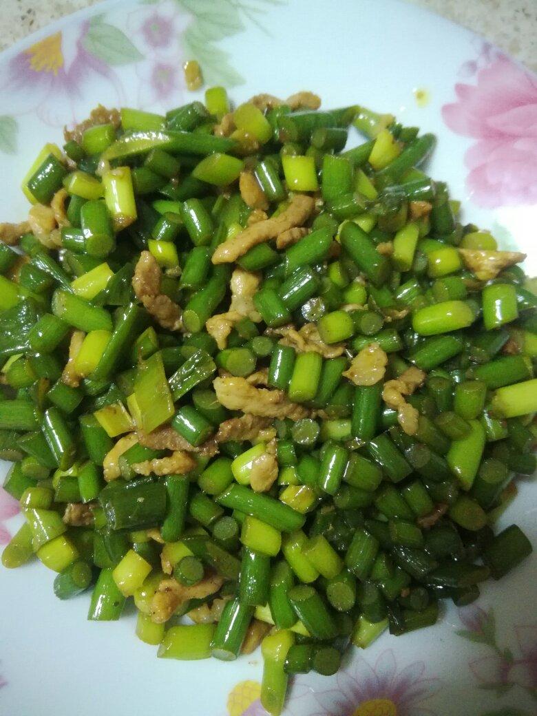 超下饭的蒜苔肉末