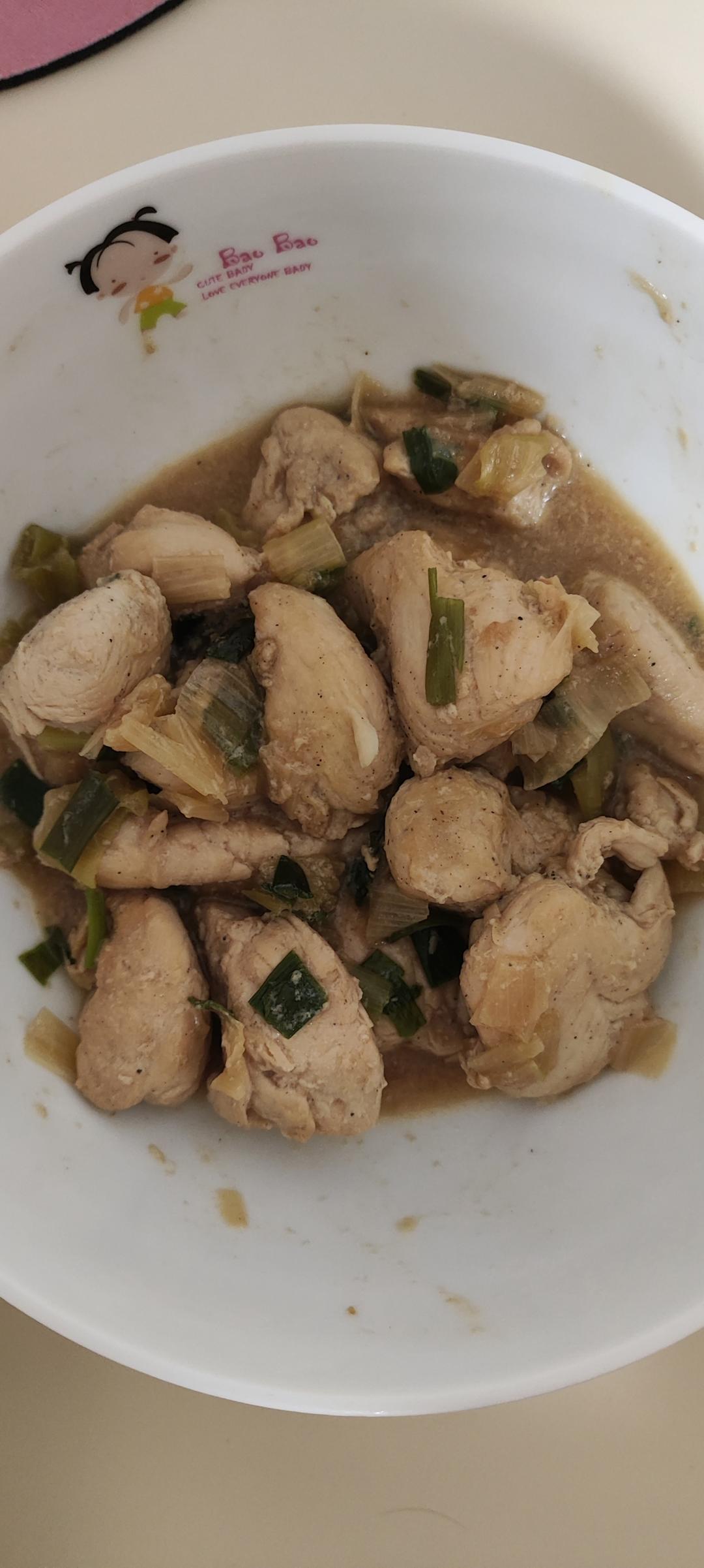 葱烧鸡里脊