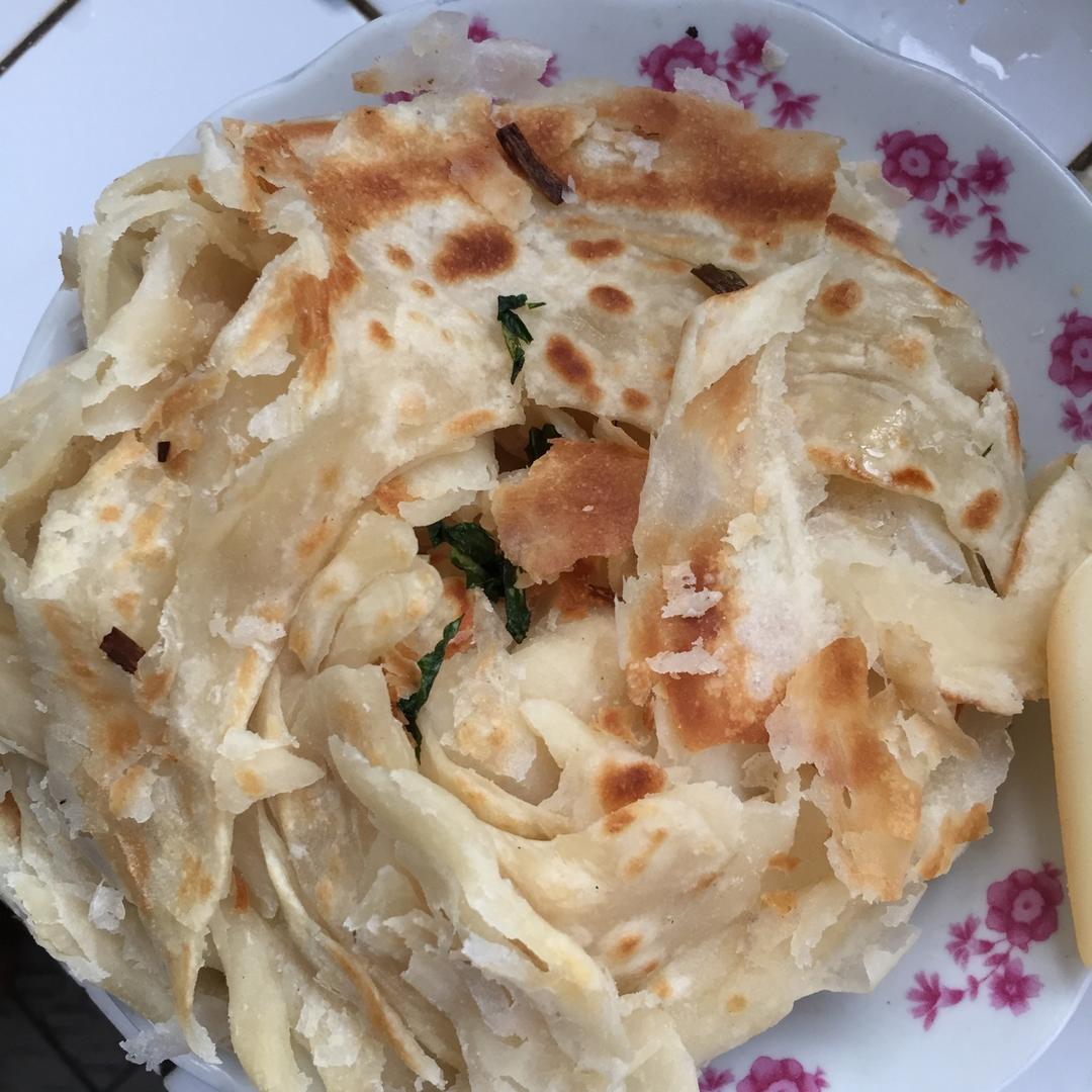 层薄如纸外酥内软的手抓饼&葱油饼