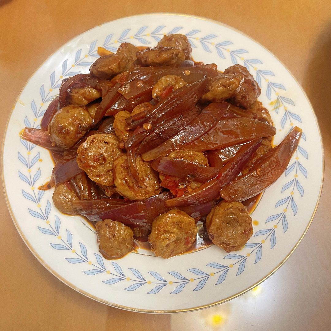 洋葱炒个牛肉丸🐂