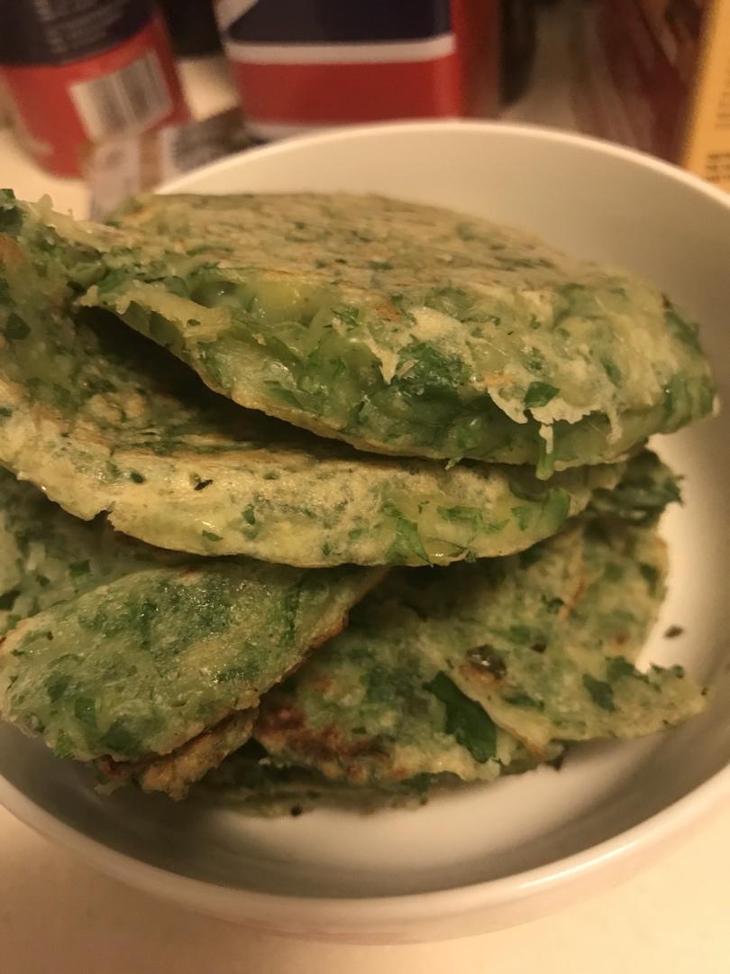 芹菜叶软饼（糊塌子）