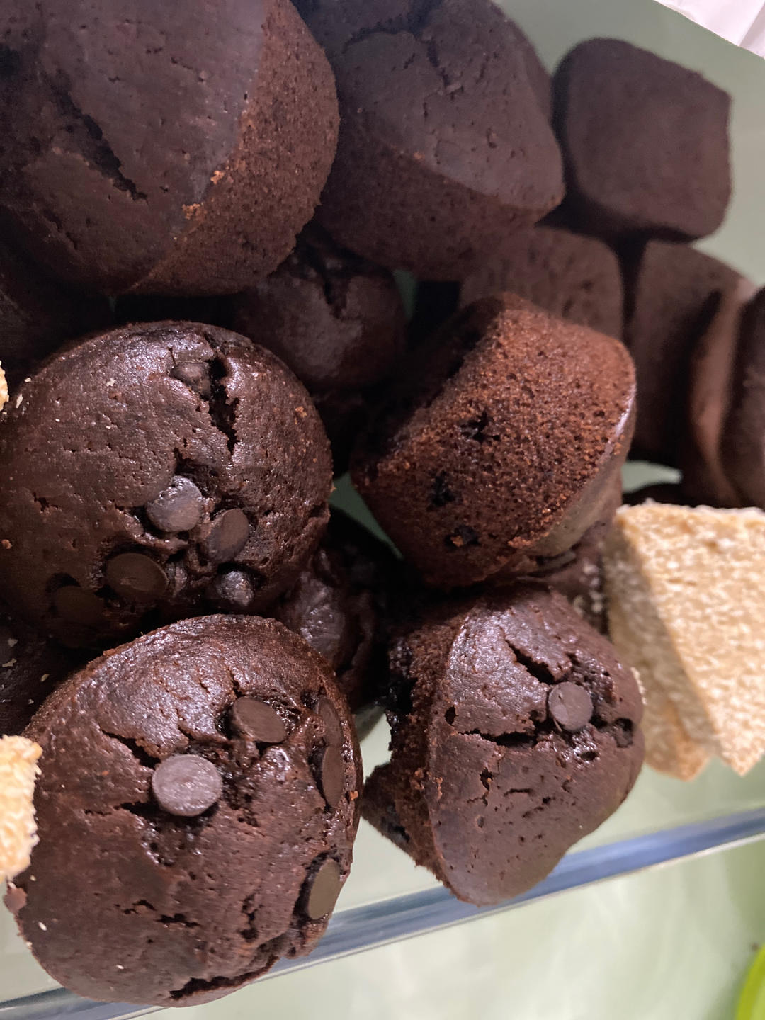 巨简单❗️超快速❗️巧克力玛芬蛋糕❗️好吃哭了