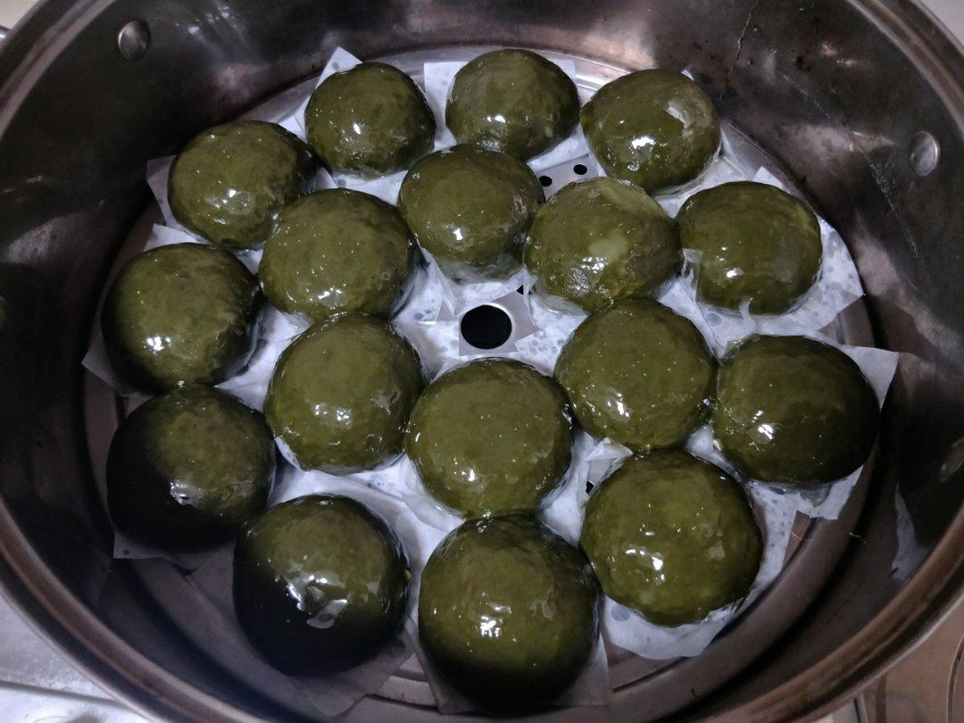 《Tinrry+》咸蛋黄肉松青团+红豆沙青团