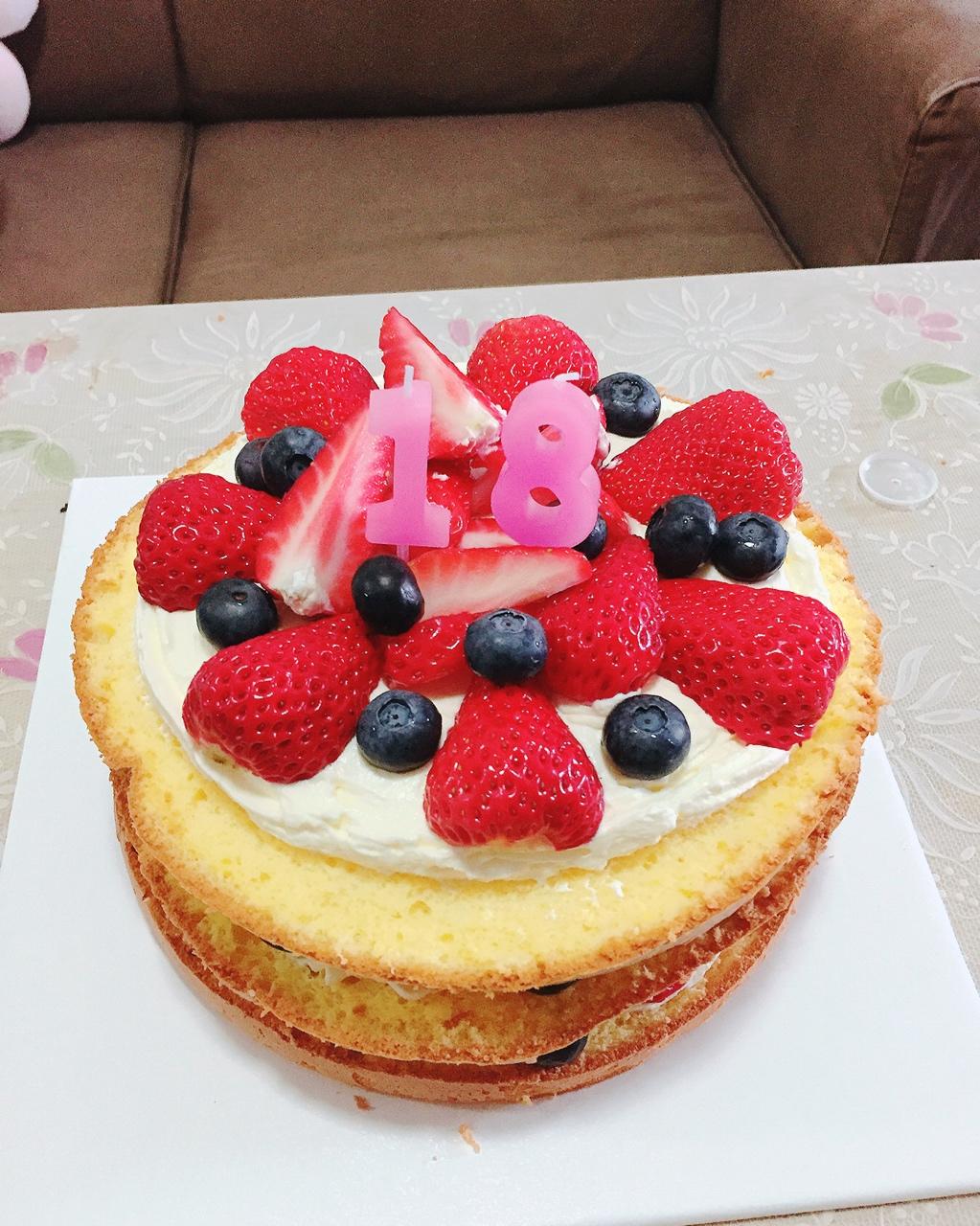 戚风蛋糕（不回缩，裱花打底首选）