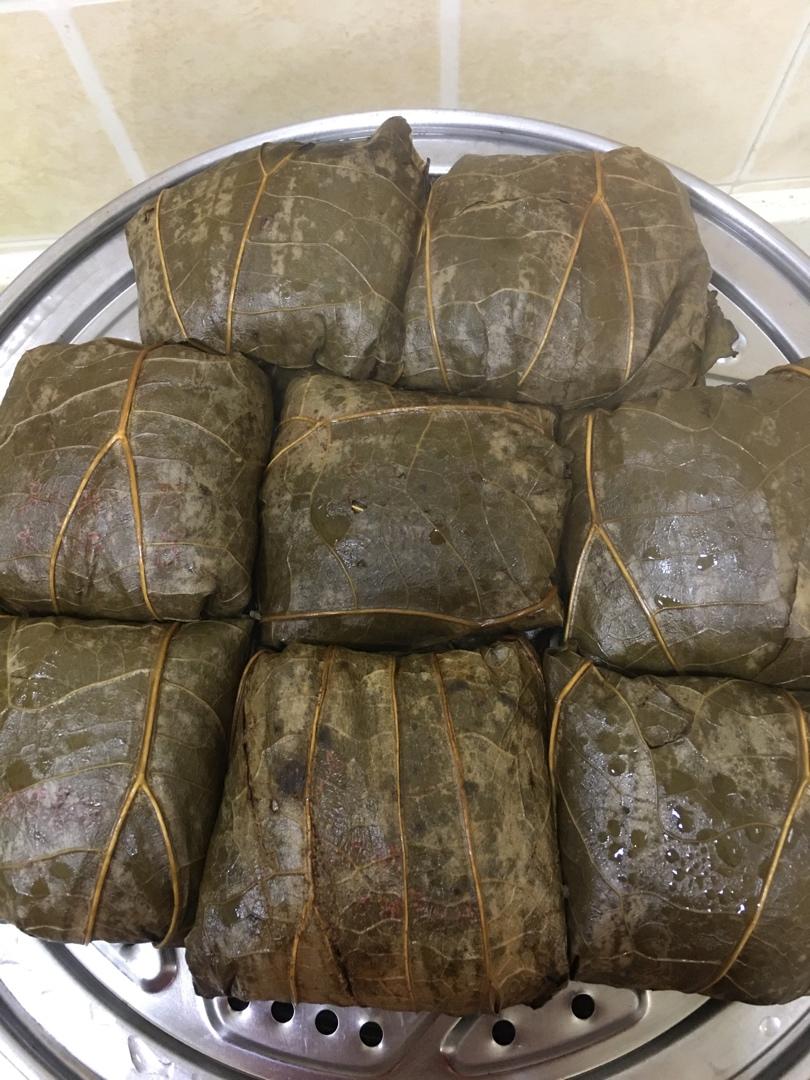 袁兰跃做的古法新做:糯米鸡