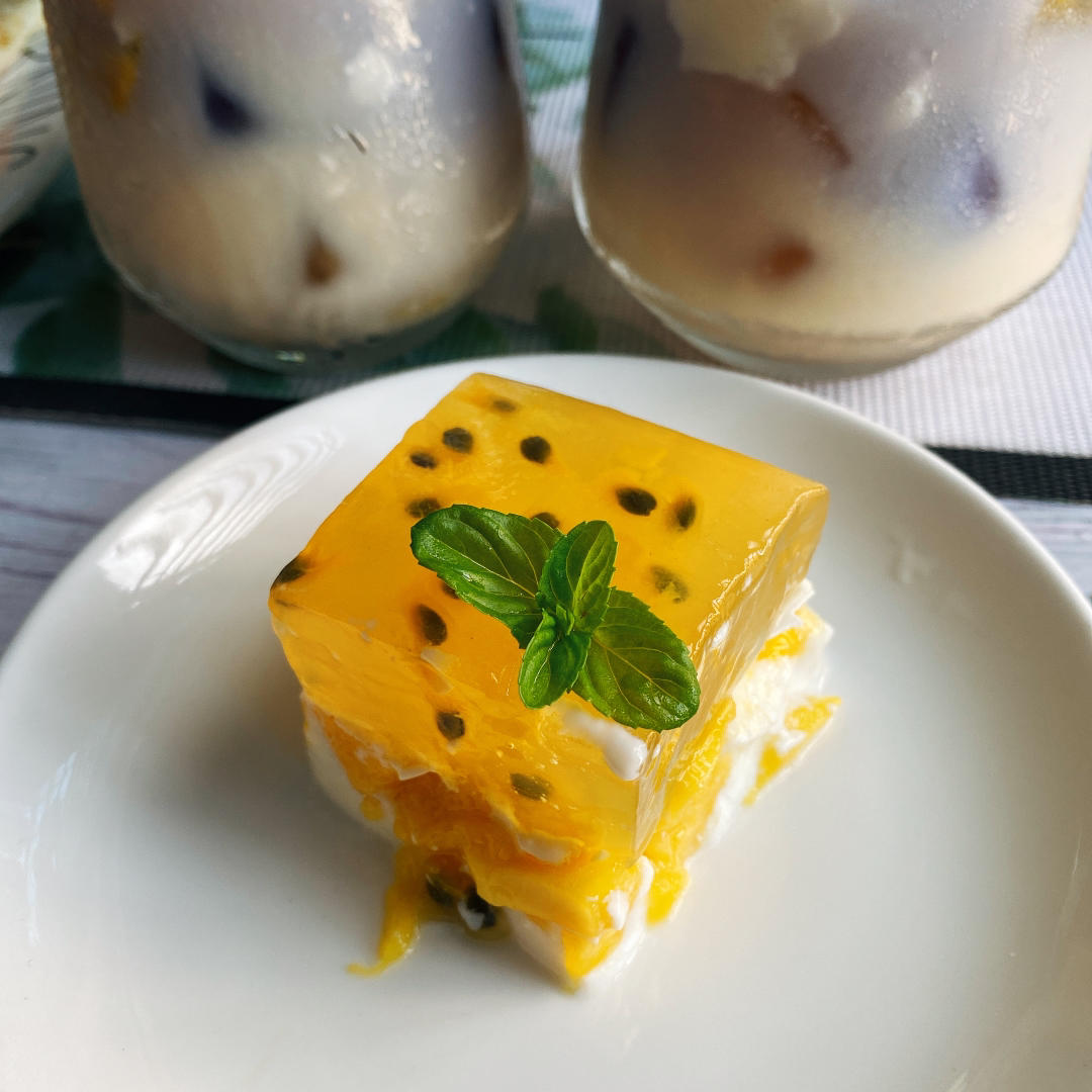 夏日必备零食‼️Q弹爽口的百香果果冻