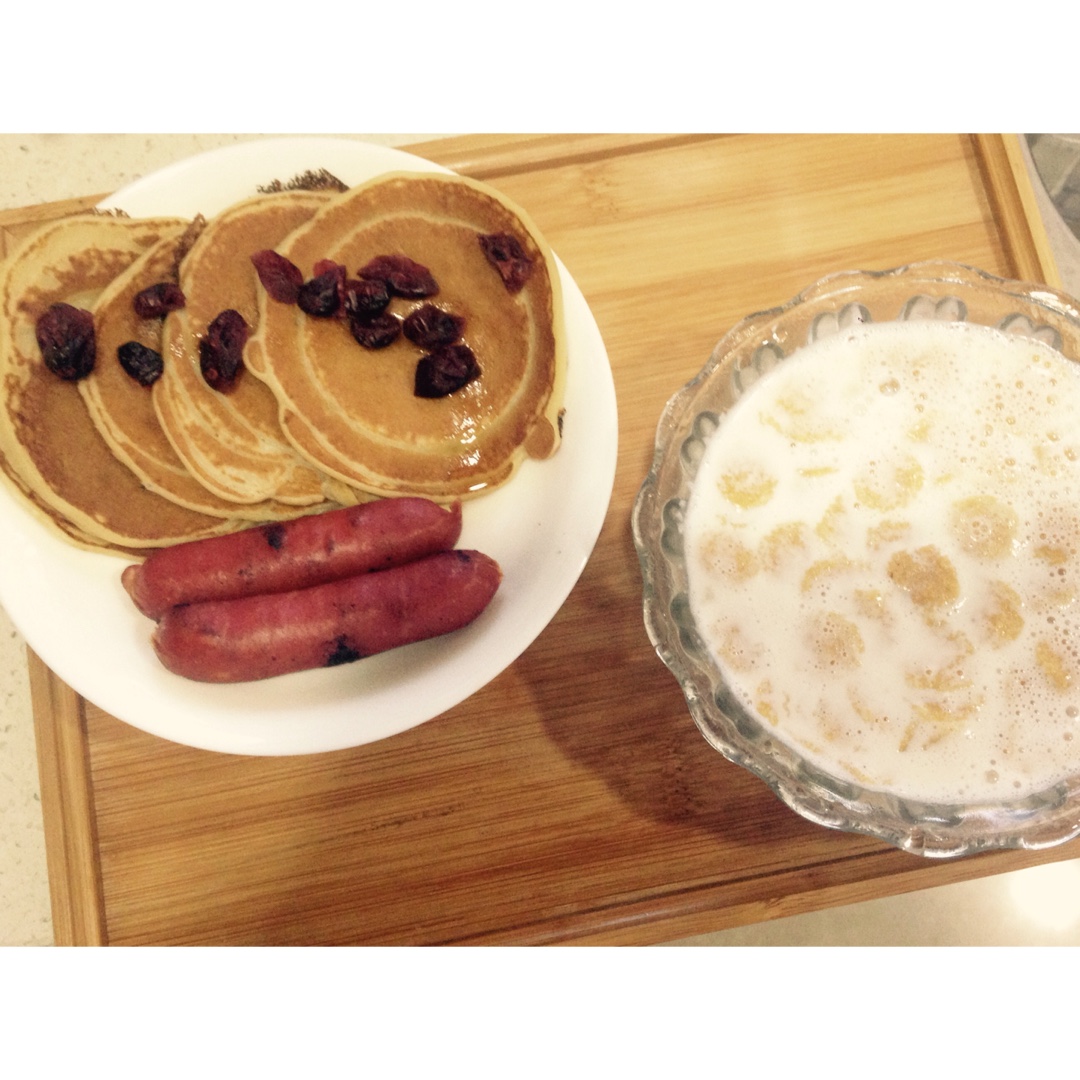 香蕉牛奶小煎饼