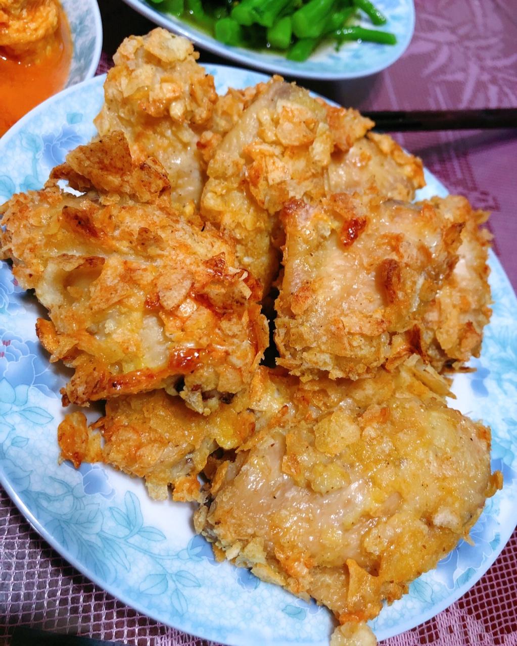 【薯片鸡翅】
