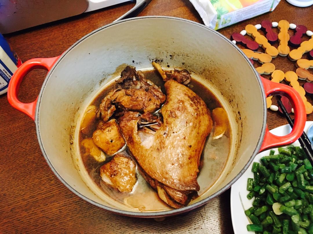 啤酒鸭腿（白珐琅开锅菜）的做法