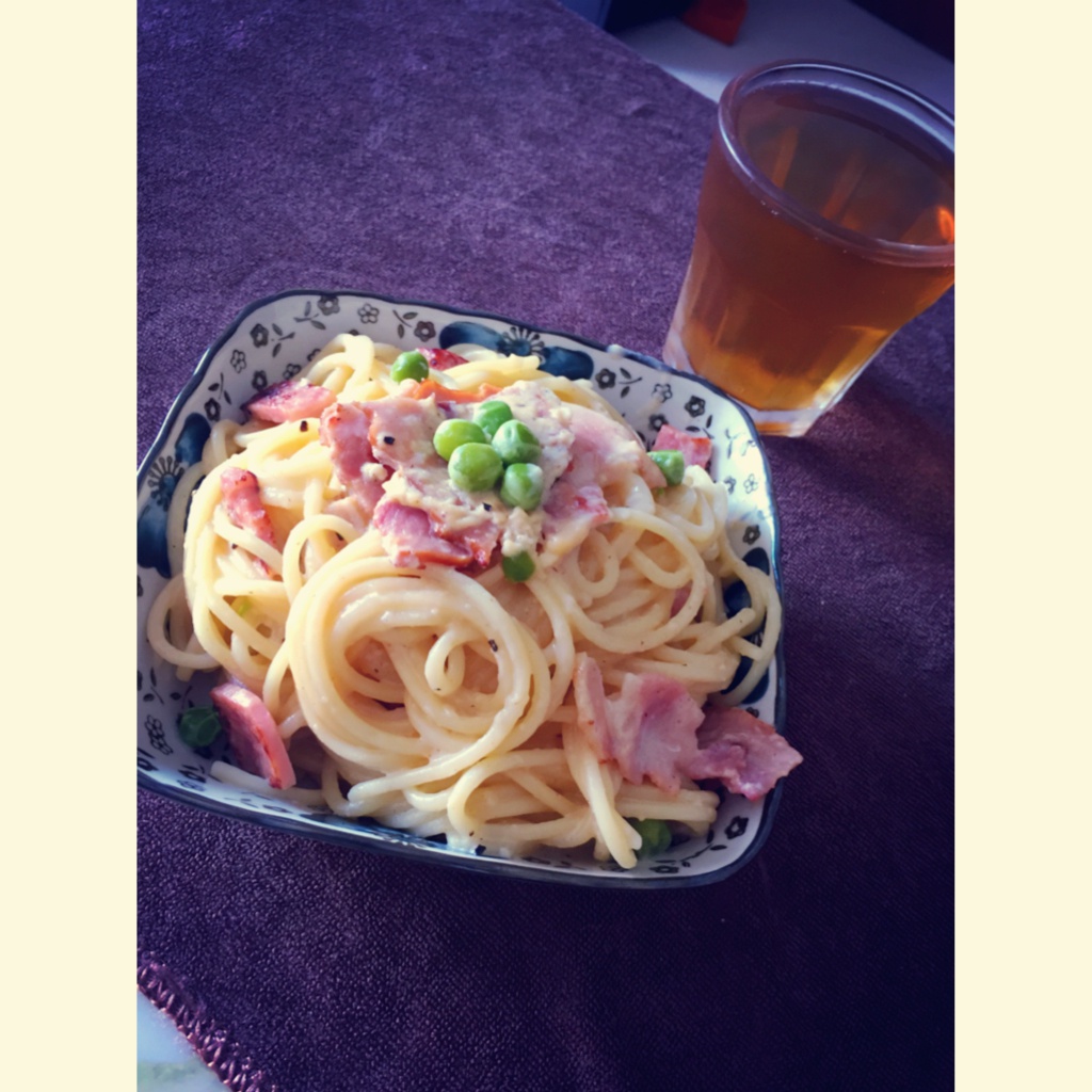 超简单的奶汁培根意面Carbonara