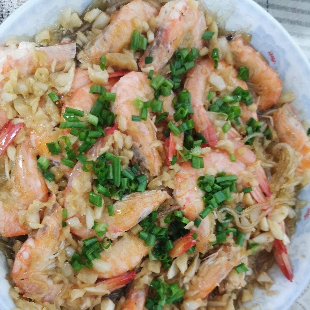 蒜蓉粉丝蒸虾