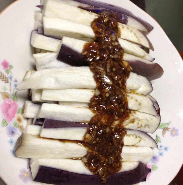 凉拌蒸茄子