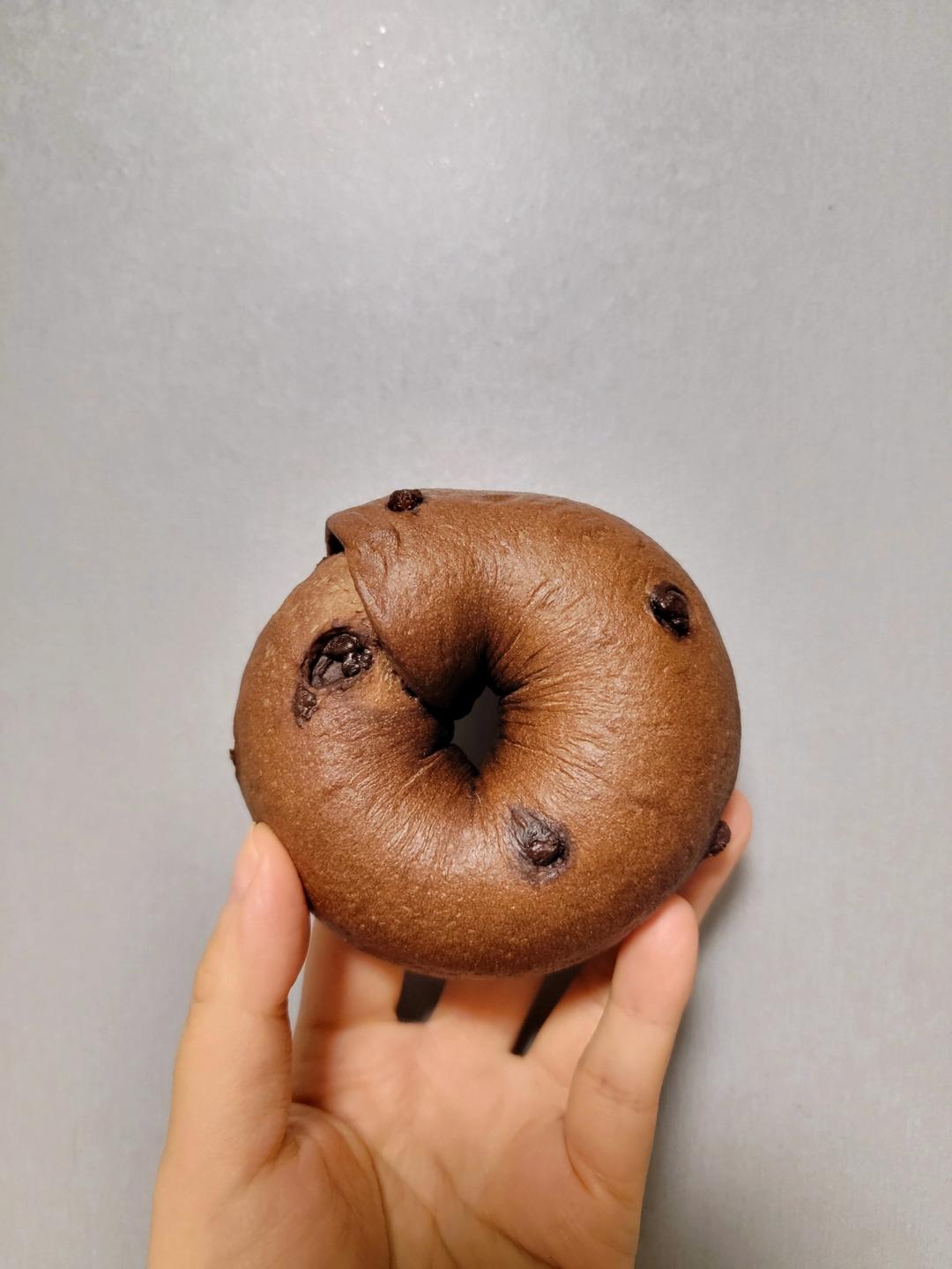 巧克力栗子贝果