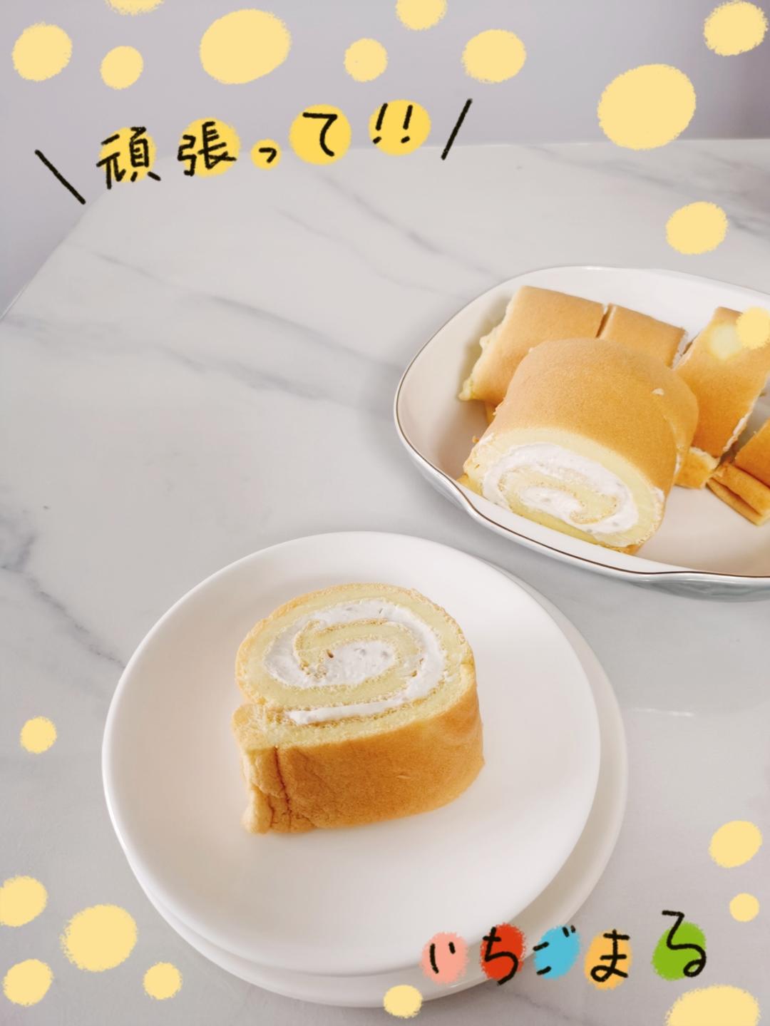 超详细的瑞士卷奶油蛋糕卷原味蛋糕卷的制作方法 饱满不掉皮不开裂（附模具换算方法）