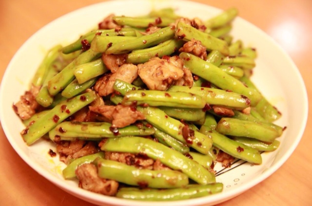 四季豆炒肉