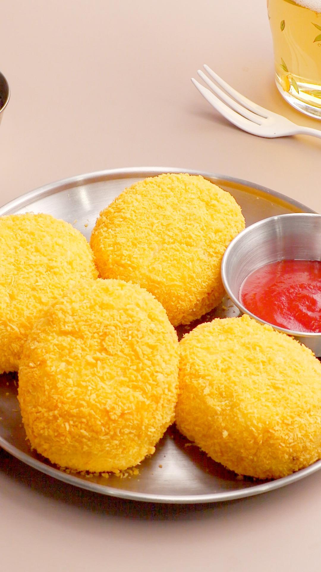 空气炸锅培根土豆饼的做法