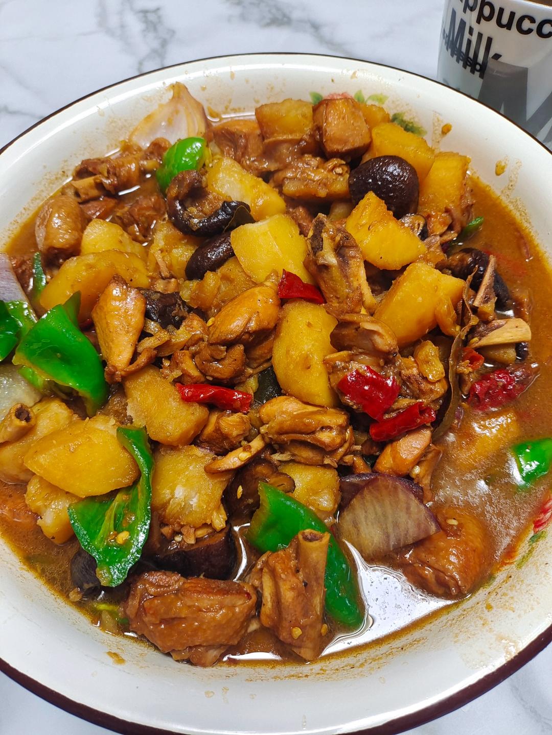 外卖第一名，简单在家做|黄焖鸡米饭