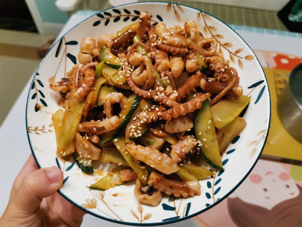 爆炒八带鱼