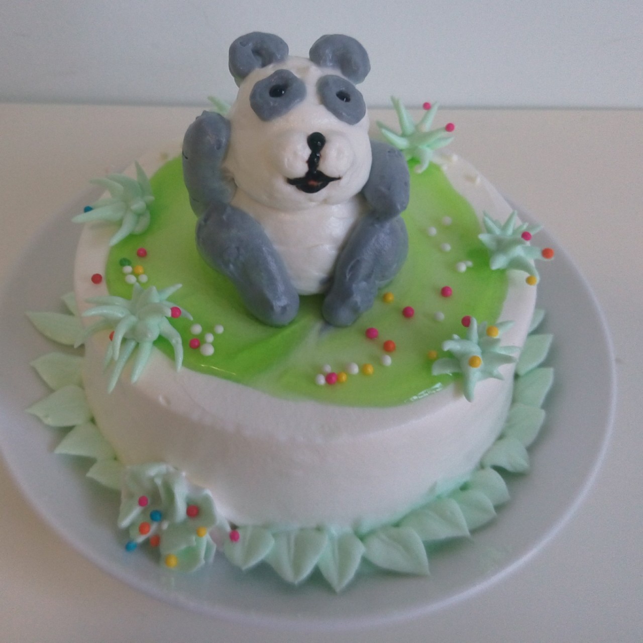 安妮唐做的熊猫蛋糕