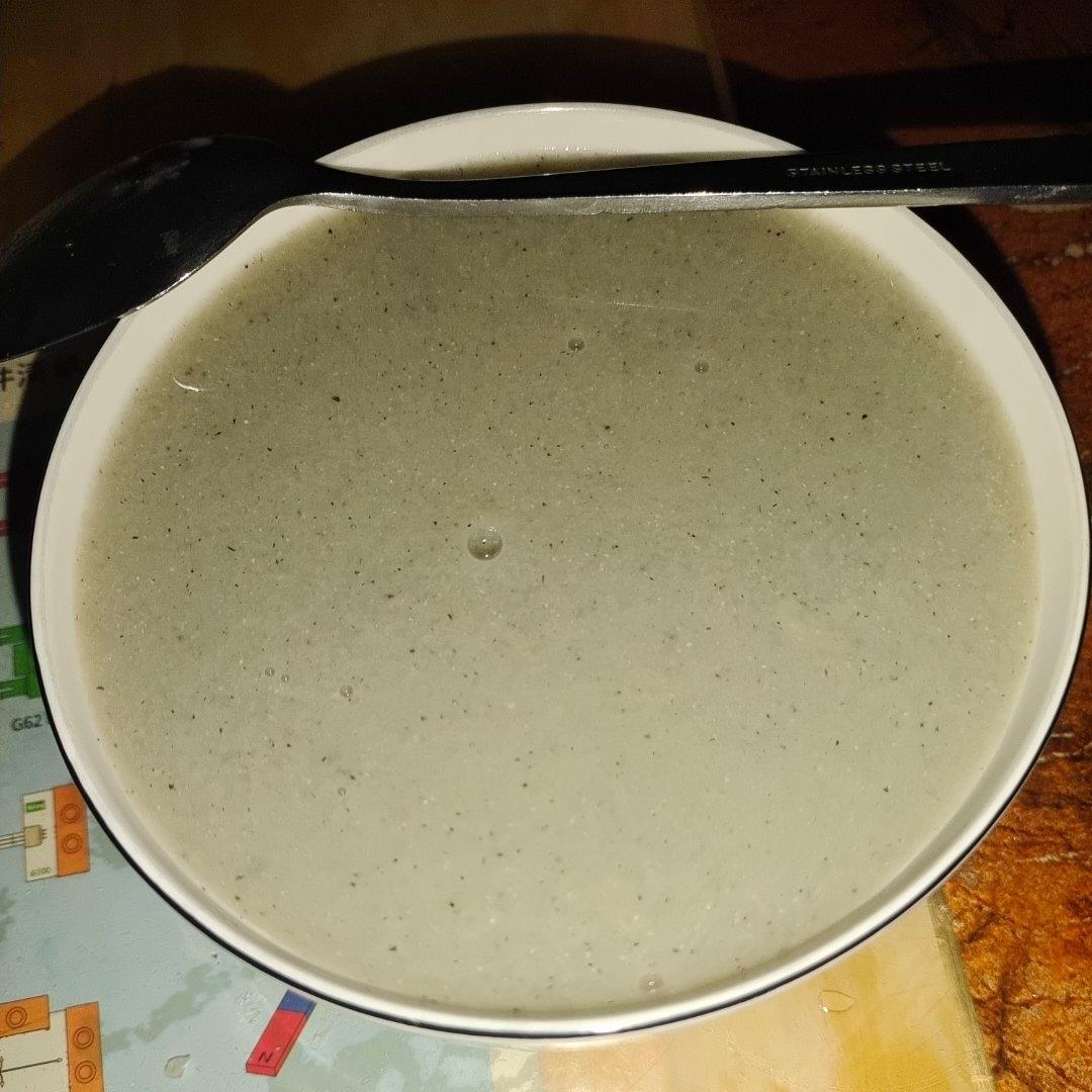 黑芝麻山药米糊的做法