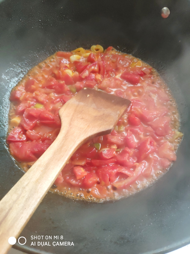 超好吃的西红柿炒鸡蛋无糖版（附面卤）的做法 步骤11