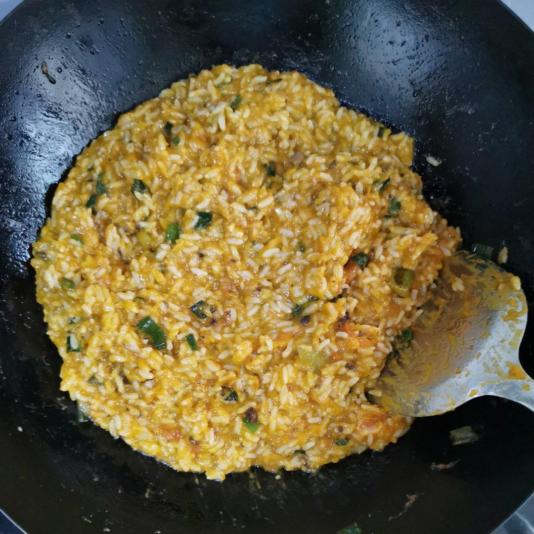 美味到不行的南瓜饭