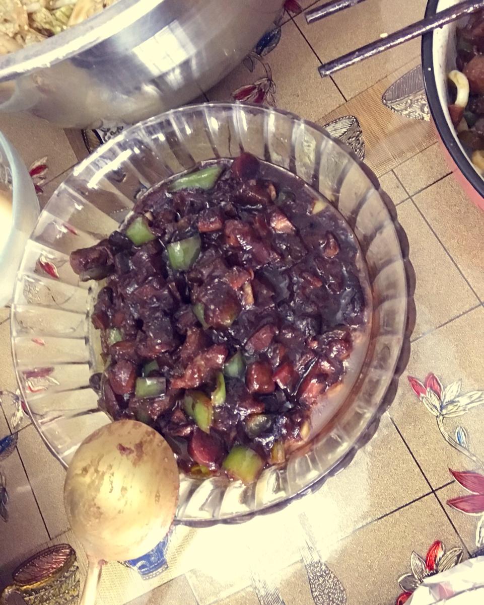 青椒肉卤 打卤面