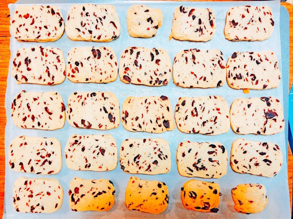 低糖少油版蔓越莓饼干