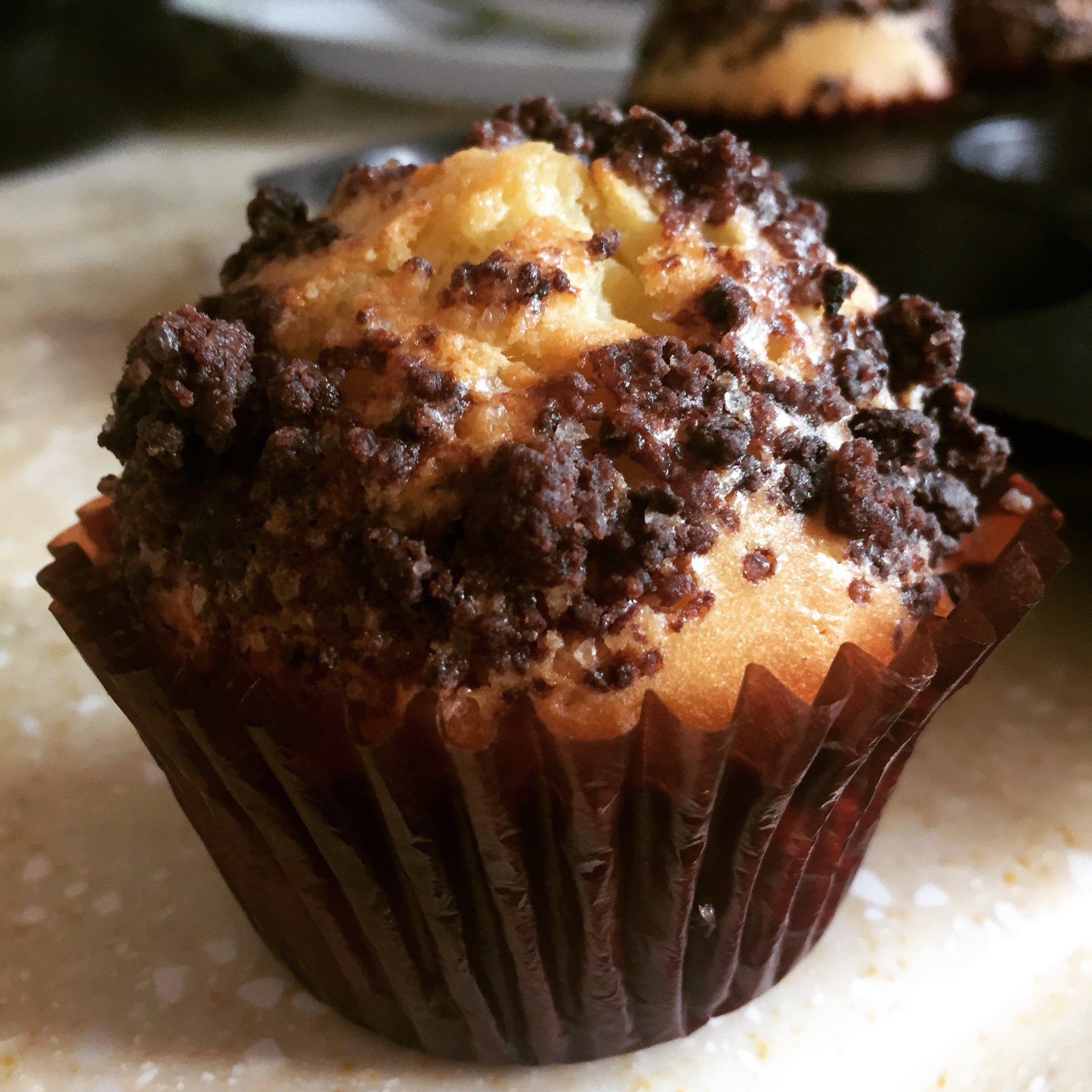巧克力酥顶玛芬蛋糕 Choc Chip Muffins