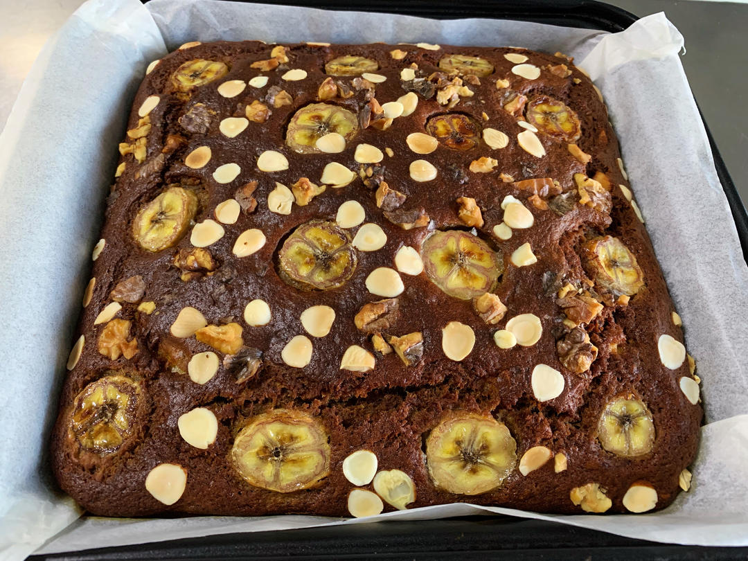 墨西哥朋友家祖传的超好吃的香蕉蛋糕【Banana Bread】
