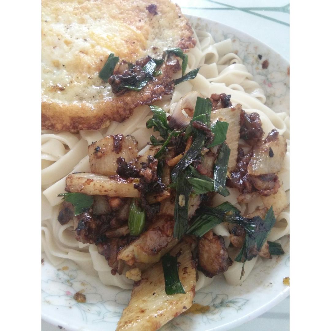 青椒肉丝面
