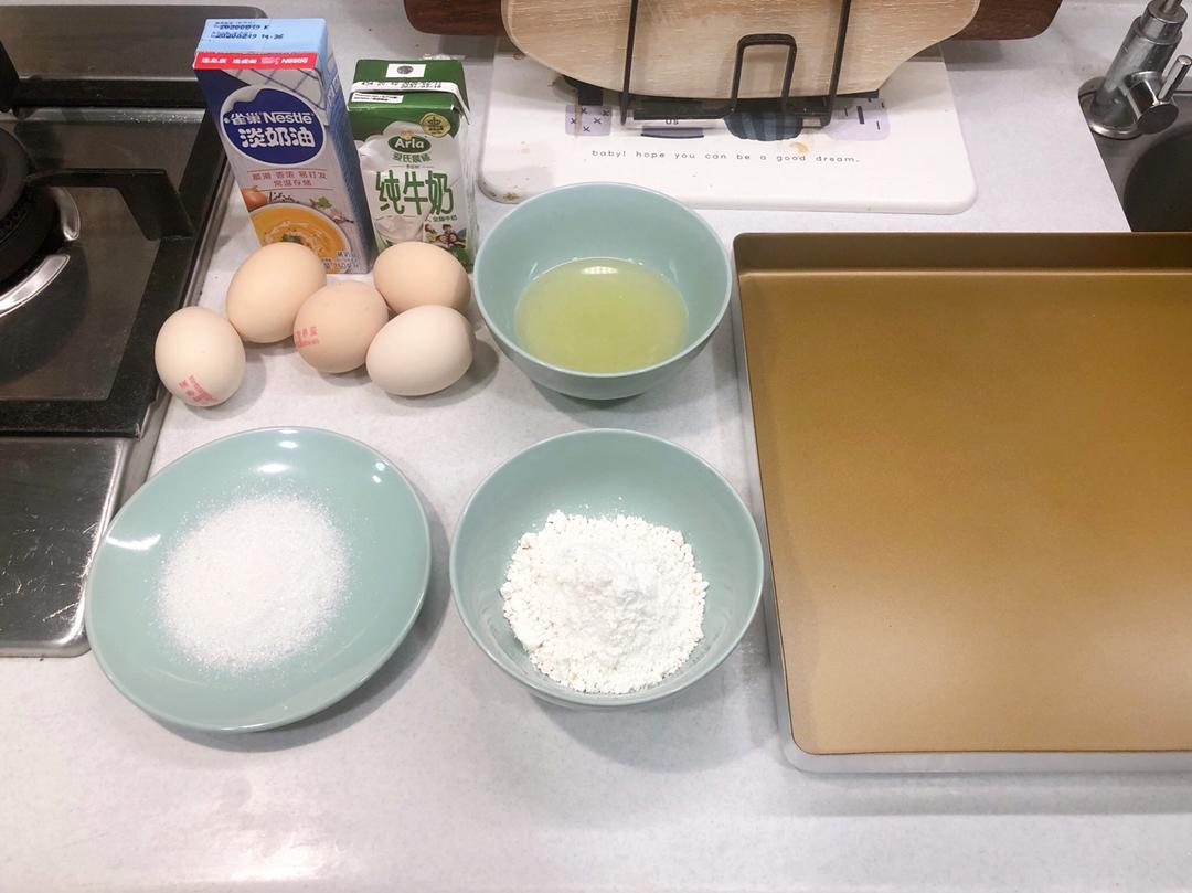 原味基础蛋糕卷(小五卷)
