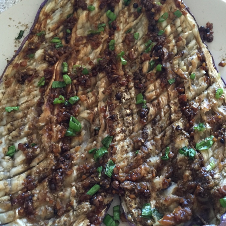 微波炉做出街头烧烤风的茄子