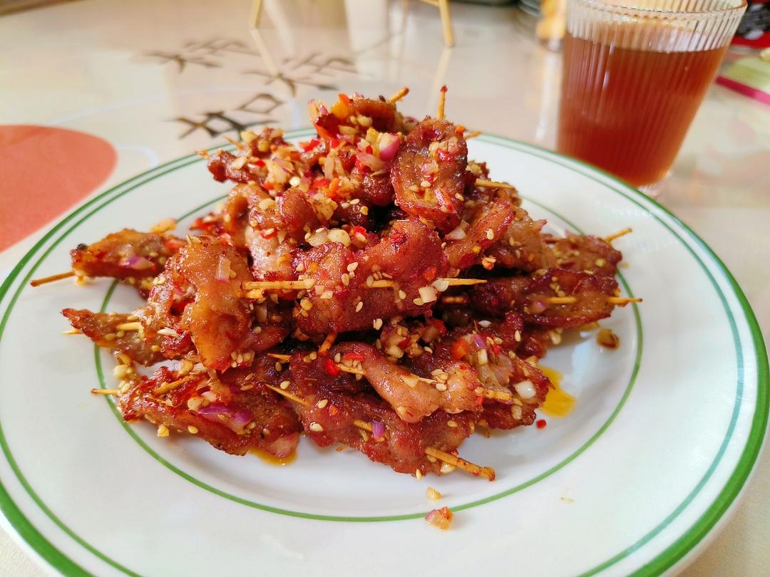 好吃到没朋友的牙签肉