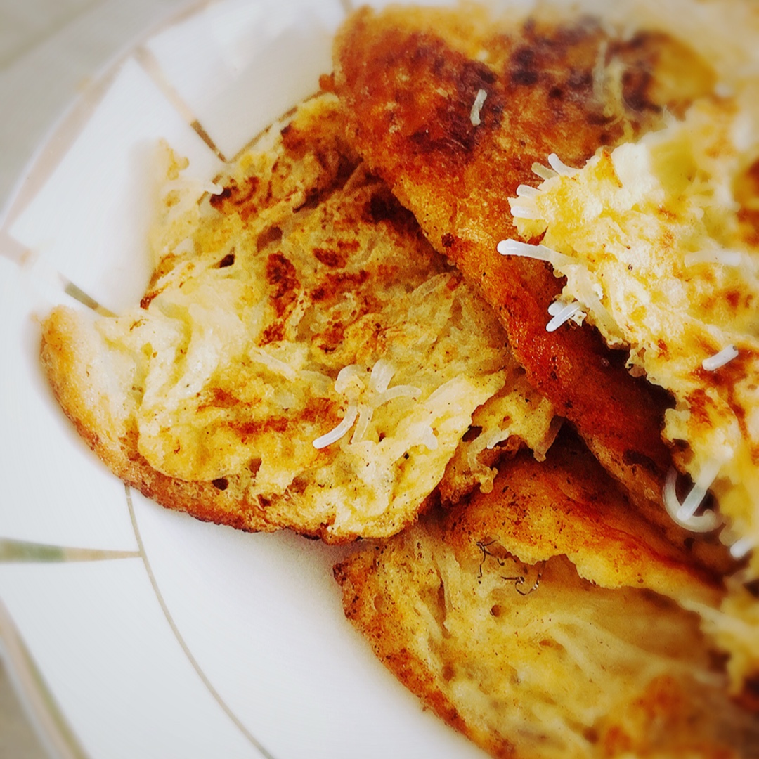 云雀沧海做的鸡蛋粉丝煎