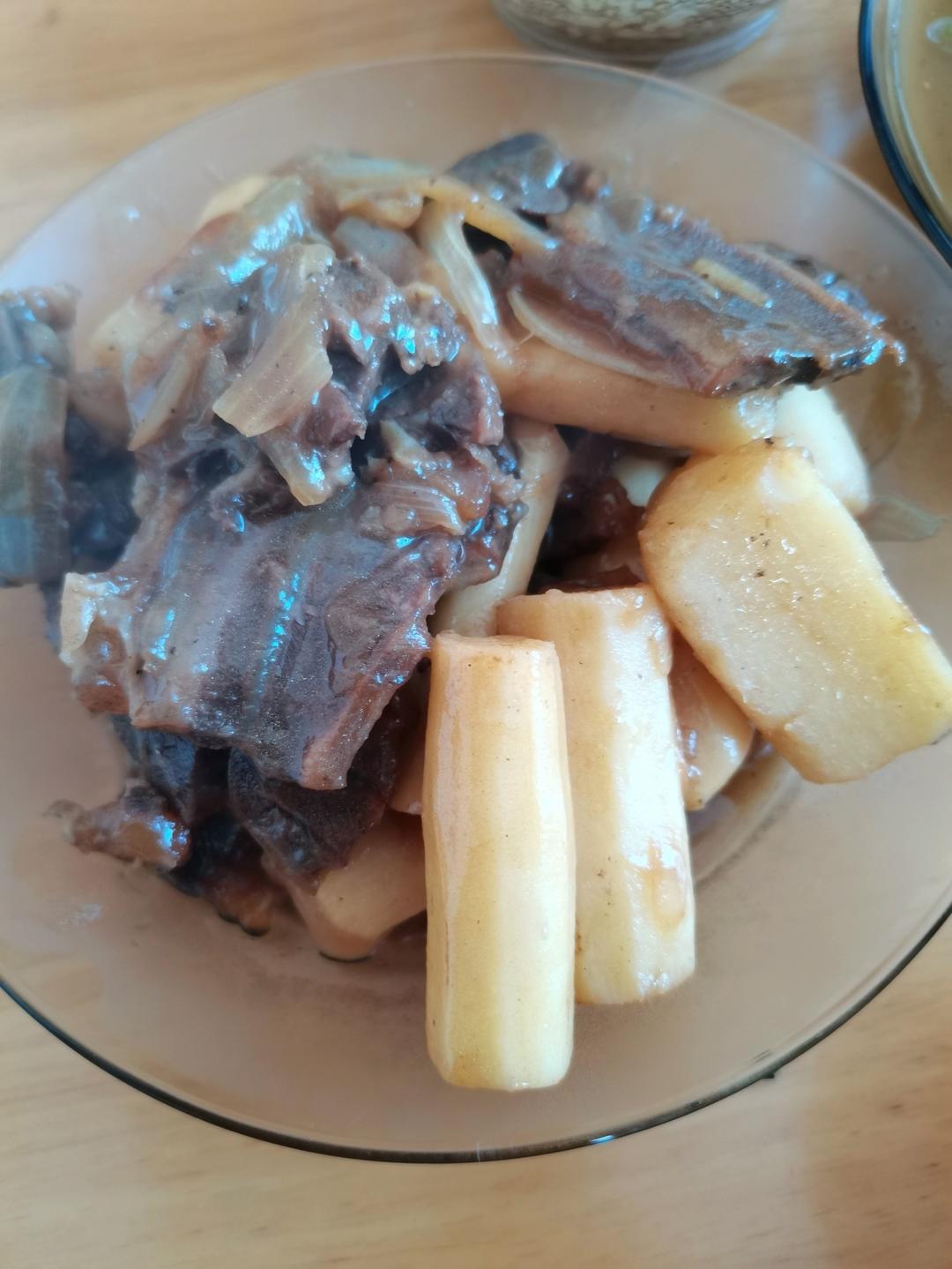 铁棍山药烧牛肉