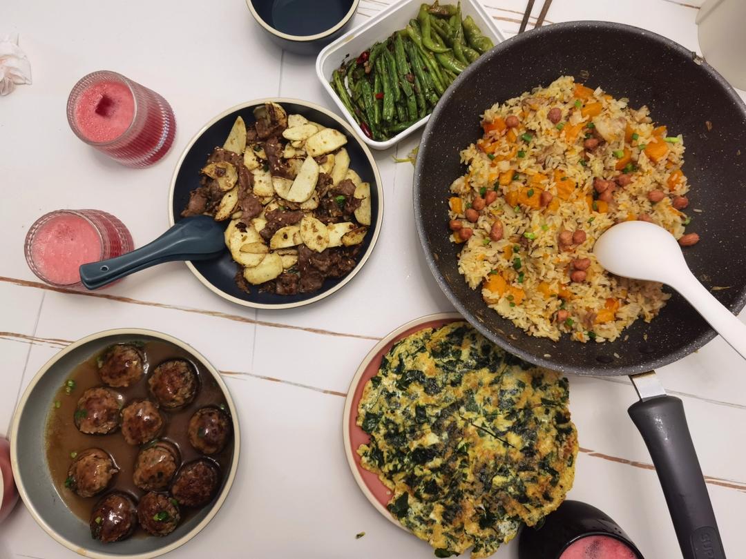 美味到不行的南瓜饭