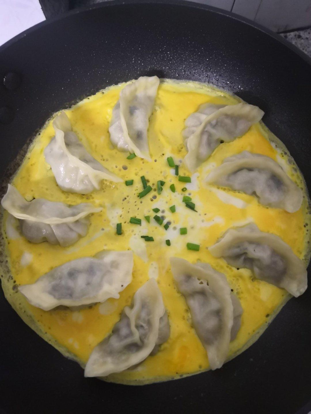 懒人快手抱蛋煎饺