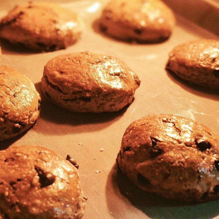 消耗淡奶油的司康