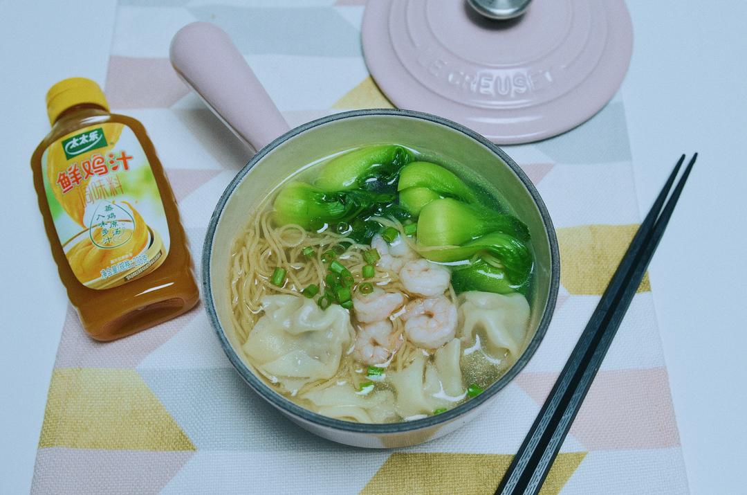 懒人鸡汁云吞面的做法