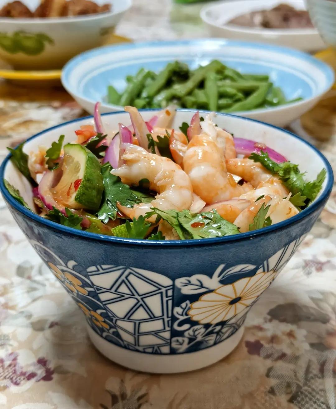 无油！清爽开胃！！泰式风味｜柠檬酸辣凉拌虾