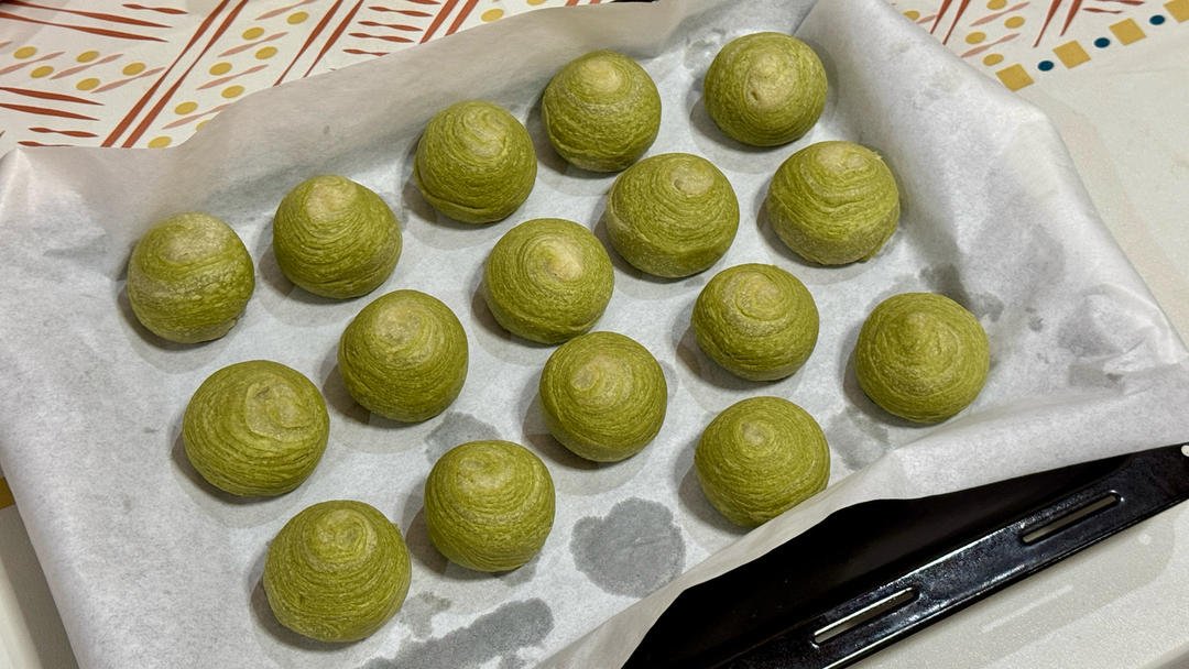 抹茶绿豆酥