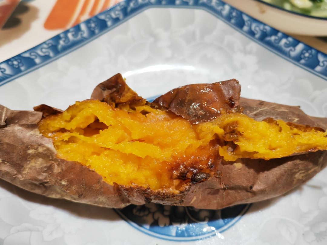 空气炸锅烤红薯(超级简单)