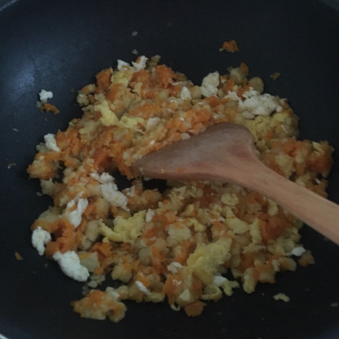 快手菜の素蟹粉的做法 步骤8