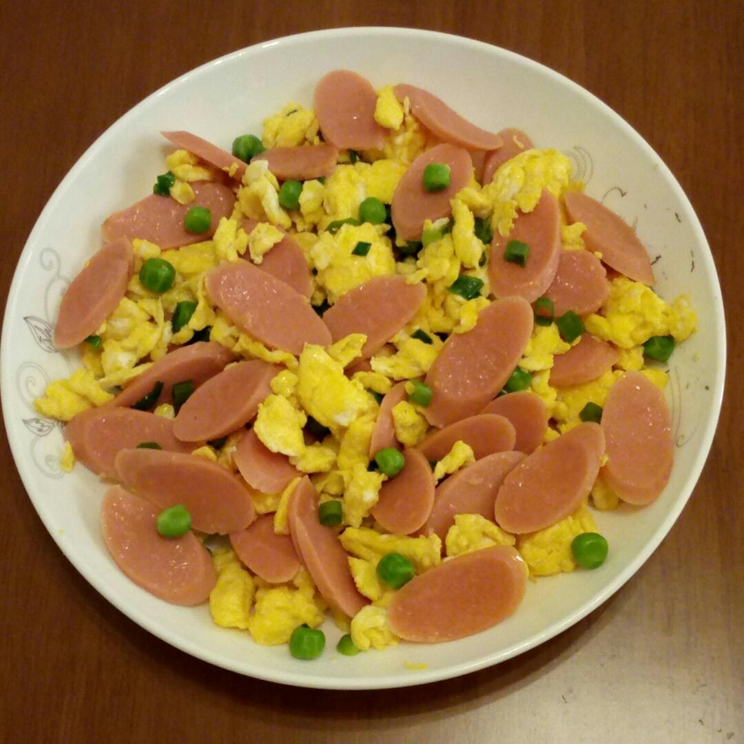 彩虹c做的火腿肠炒鸡蛋